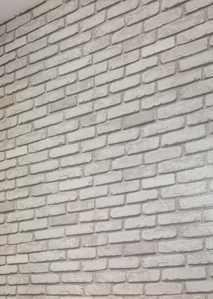 Grey Fire Brick Wall Paper 