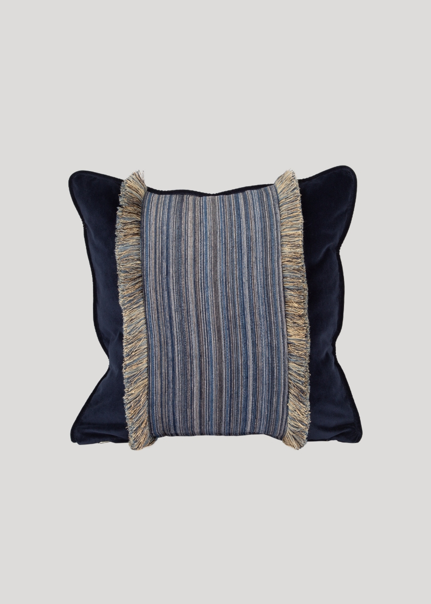 Show details Patterned Decorative Fringed Blue Cushion Case Patterned Decorative Fringed Blue Cushion Case