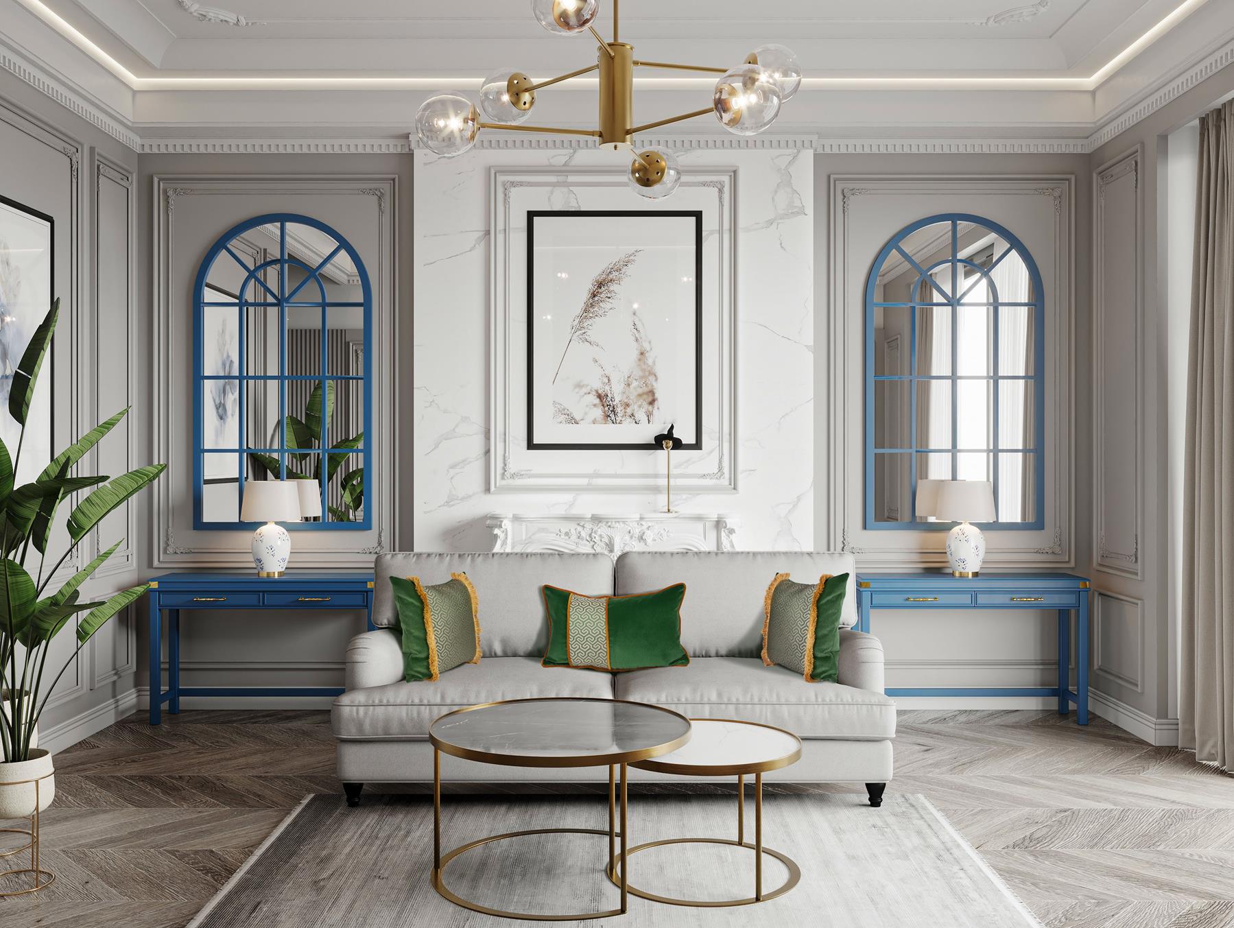 Modern living room decoration