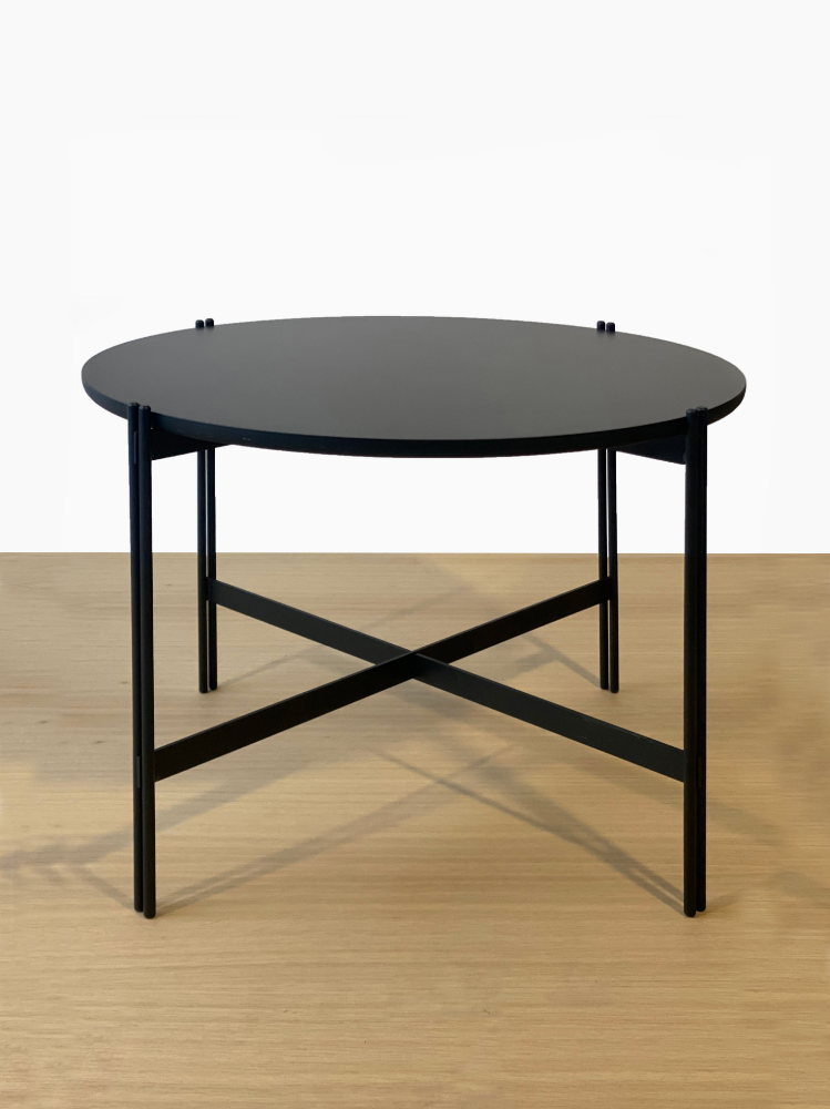 Smart Chic Coffe Table Big Base Black Lacquer Top