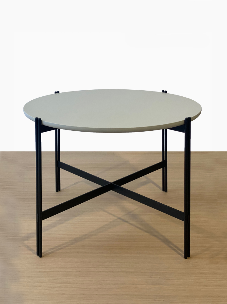 Smart Chic Coffe Table Big Base Mink Lacquer Top