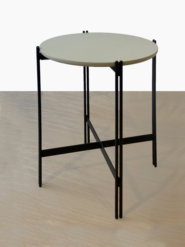 Smart Chic Coffe Table Small Base Mink Lacquer Top