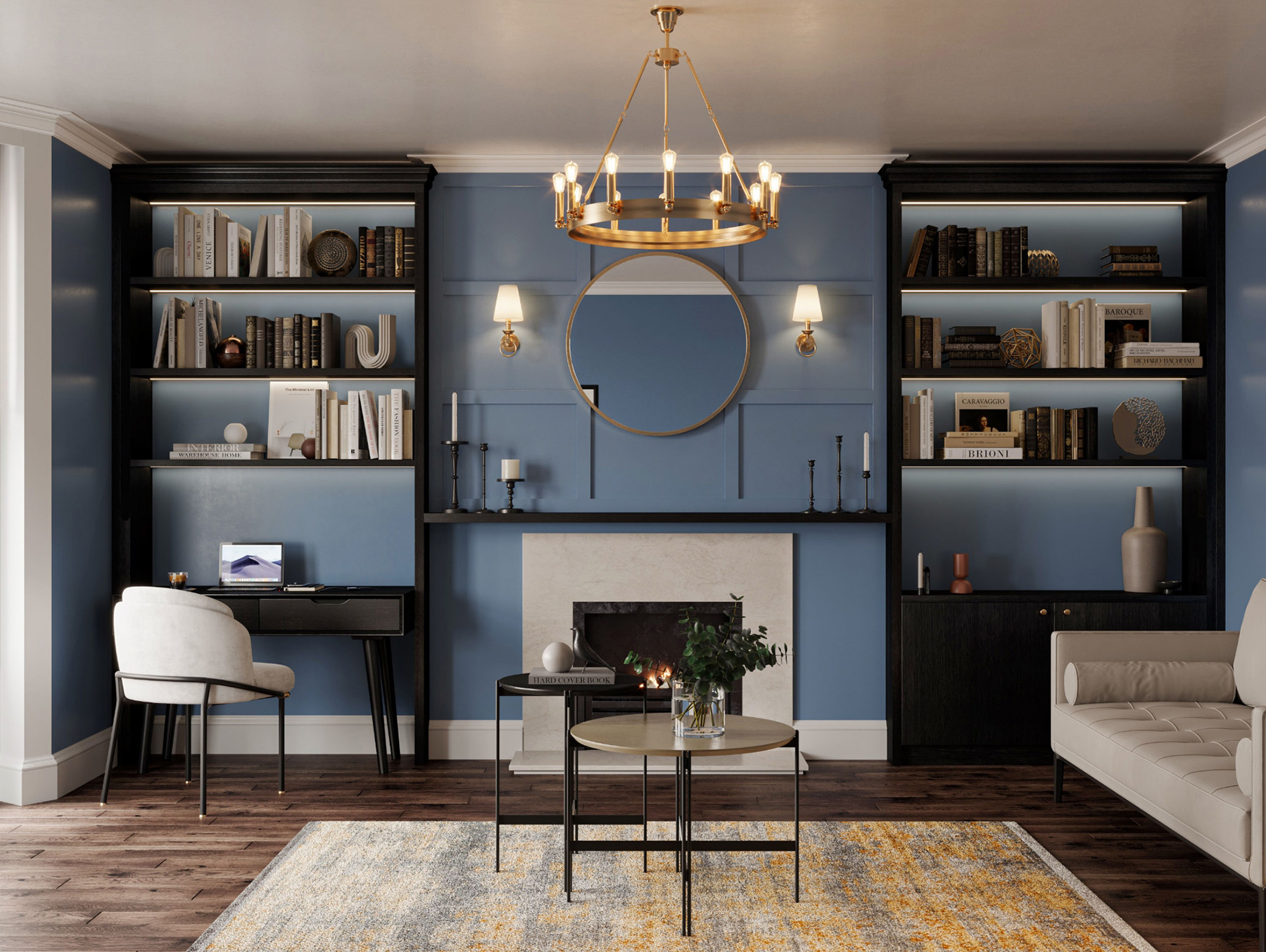 Smart Chic Modern Living Room