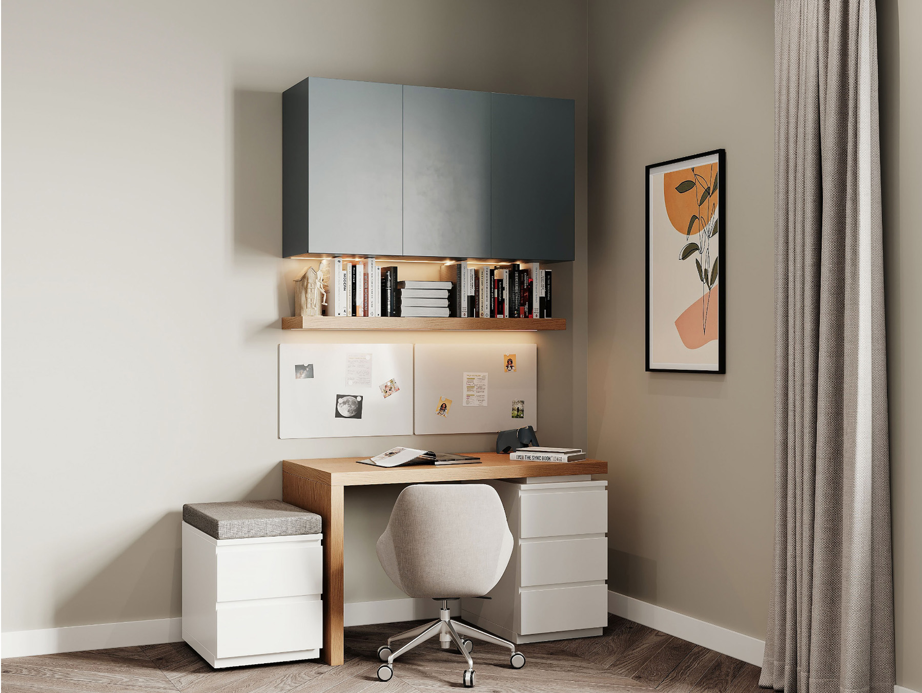 Functional Chic Teen Room